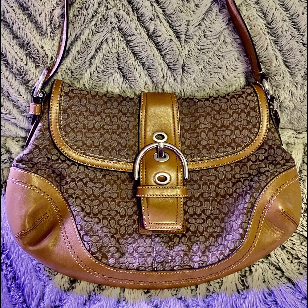 Coach bag leather